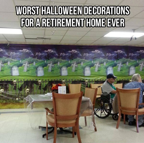 When they put you in charge of decorating, you thought, "Ha, this will be hilarious!"