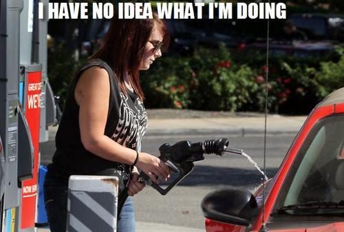 I'm guessing she's not paying for her gas herself